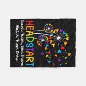 Couverture Polaire Headstart Teacher Early Childhood Educator  (Devant (Horizontal))