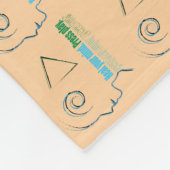 Couverture Polaire Heal your mind. Press play (Coin)