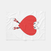 Couverture Polaire Heart Shape (Devant (Horizontal))