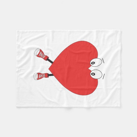 Couverture Polaire Heart Shape (Devant (Horizontal))