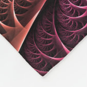 Couverture Polaire Heartbeat, Abstrait surreal Imaginaire Fractal Art (Coin)