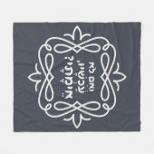 Couverture Polaire Hébreu : Si Pas Maintenant, Quand ? Citation de Pi (Devant (Horizontal))