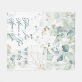 Couverture Polaire Hebrew Shema Israel Jewish Prayer Torah (Devant (Horizontal))