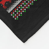 Couverture Polaire Hedgehog Ugly Christmas Sweaters Holiday Santa Cut (Coin)