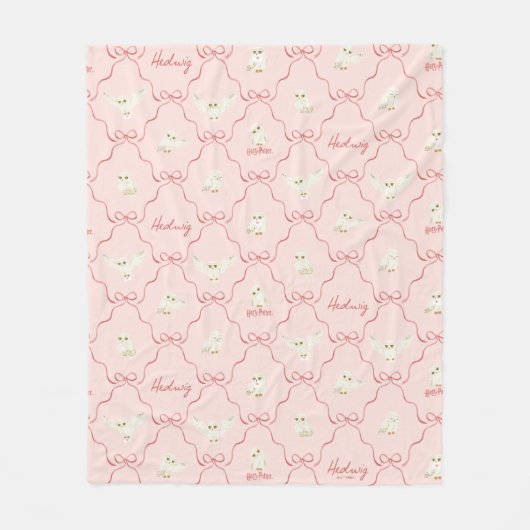 Couverture Polaire Hedwig Pink Ribbon Pattern (Devant)