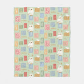 Couverture Polaire Hedwig Post Letter Block Pattern (Devant)