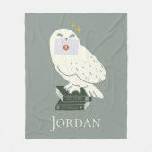 Couverture Polaire Hedwig With Letter Whimsical Drawing (Devant)