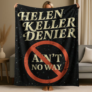 Couverture Polaire Helen Keller Dénonciateur Y'a Pas Moyen Mème Vinta