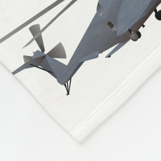 Couverture Polaire Hélicoptère militaire MH-53 (Coin)