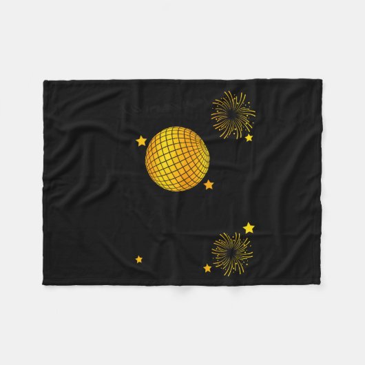 Couverture Polaire Hello 2026 Happy New Year 2026 Coquette Bow Disco (Devant (Horizontal))