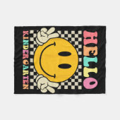 Couverture Polaire Hello Kindergarten Byck To School Groovy Teacher S (Devant (Horizontal))