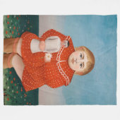 Couverture Polaire Henri Rousseau - Enfant avec poupée (Devant (Horizontal))