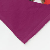 Couverture Polaire Her Valentine’s Day 6 Heart Shaped Photos Collage (Coin)