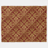 Couverture Polaire Herald de la Renaissance médiévale Lion Leopard Me (Devant (Horizontal))