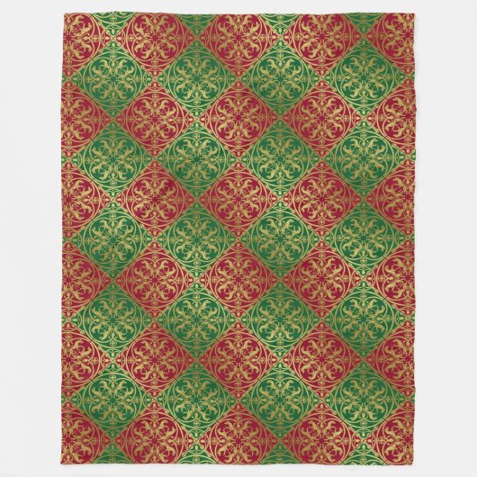 Couverture Polaire Herald de la Renaissance médiévale Lion Leopard Me (Devant)