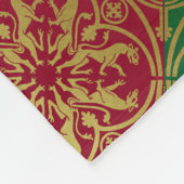 Couverture Polaire Herald de la Renaissance médiévale Lion Leopard Me (Coin)