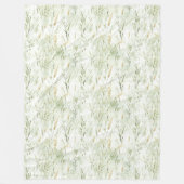 Couverture Polaire Herbe Verte (Devant)