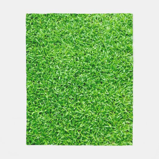 Couverture Polaire Herbe verte (Devant)