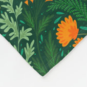 Couverture Polaire Herbes et fleurs des champs (Coin)