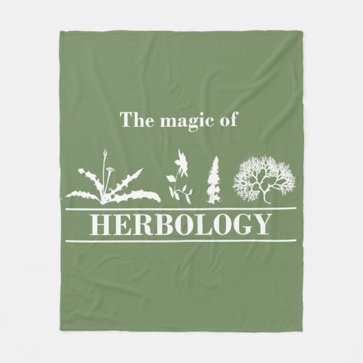 Couverture Polaire herbologie (Devant)