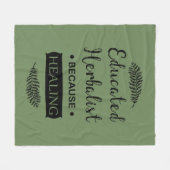Couverture Polaire herboriste instruit (Devant (Horizontal))