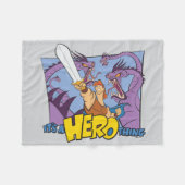 Couverture Polaire Hercules vs Hydra - It's a HERO Thing Fleece Blank (Devant (Horizontal))