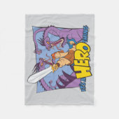 Couverture Polaire Hercules vs Hydra - It's a HERO Thing Fleece Blank (Devant)
