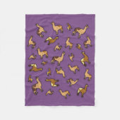 Couverture Polaire Herd de Llamas (Devant)