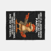 Couverture Polaire Here I Sit Broken Hearted Tried To But Only Farted (Devant (Horizontal))