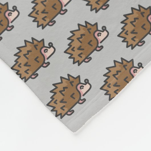 Couverture Polaire hérisson (Coin)