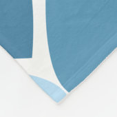 Couverture Polaire Hérisson et Coeurs Bleus (Coin)