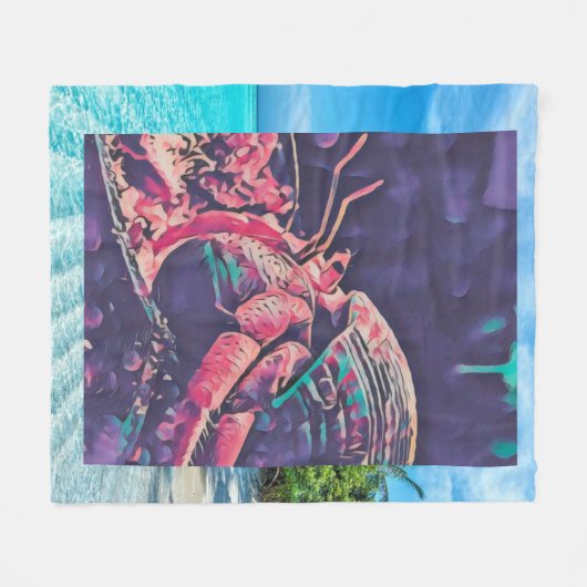 Couverture Polaire Hermit Crab Blanket  (Devant (Horizontal))