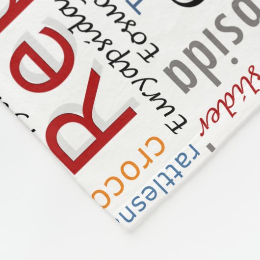 Couverture Polaire Herpetology dans la typographie (Coin)