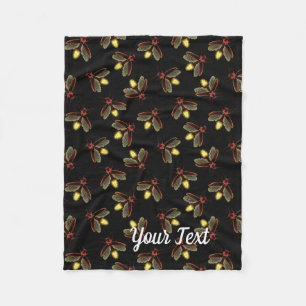 Couverture Polaire Heure de nuit avec lucioles