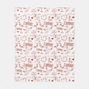 Couverture Polaire Heureuse Sainte-Valentin