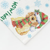 Couverture Polaire Heureux Howlidays Cocker Spaniel (Coin)