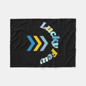 Couverture Polaire Heureux peu de T21 Sensibilisation au syndrome de  (Devant (Horizontal))