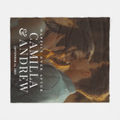 Couverture Polaire Heureux toujours après la photo Mariage (Devant (Horizontal))