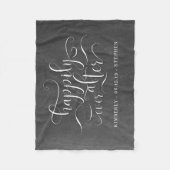 Couverture Polaire Heureux toujours après Mariage (Devant)