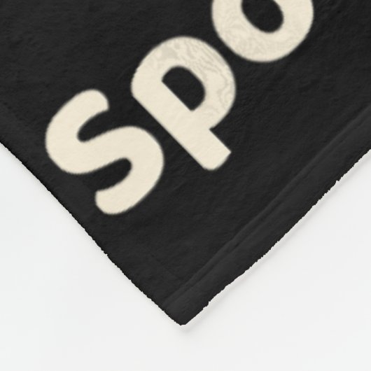 Couverture Polaire Hey Boo Ghost Retro Halloween Éffrayant Mat Octobr (Coin)