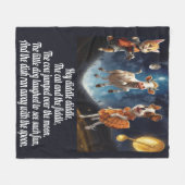 Couverture Polaire Hey Diddle Diddle - Nursery Rhyme Fleece Blanket (Devant (Horizontal))