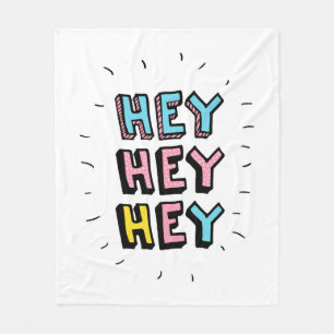 Couverture Polaire Hey Hey