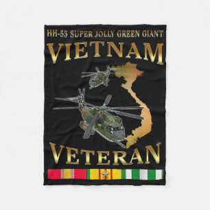 Couverture Polaire Hh-53 Super Jolly Green Giant Helicopter Vietnam V