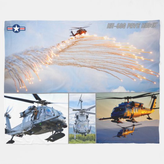 COUVERTURE POLAIRE HH-60G PAVE HAWK (Devant (Horizontal))