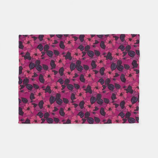 Couverture Polaire Hibiscus (Devant (Horizontal))