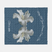 Couverture Polaire Hibiscus Fleurs Rêves De Véritable Inspiration (Devant (Horizontal))