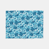 Couverture Polaire hibiscus floral surf (Devant (Horizontal))