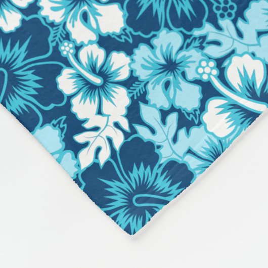 Couverture Polaire hibiscus floral surf (Coin)