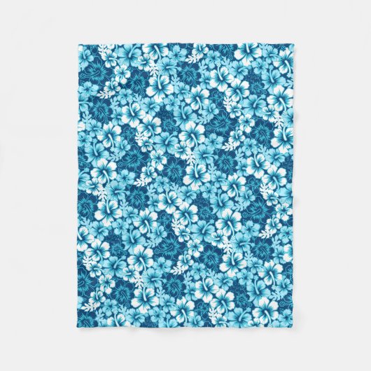 Couverture Polaire hibiscus floral surf (Devant)