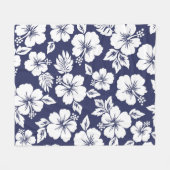 Couverture Polaire Hibiscus pattern (Devant (Horizontal))
